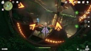 Расписная ваза Зелёная лоза Чертёж декора Сумеру Genshin