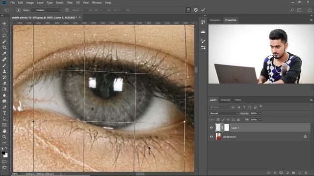 How to Fix Crossed Eyes in Photoshop смотреть онлайн