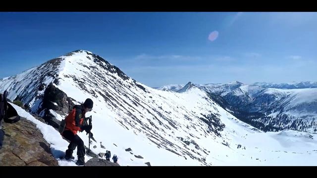 Пик Черского. Хамар-Дабан. Байкал. Март 2016