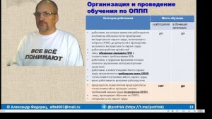 Организация обучения по охране труда согласно постановлению 2464