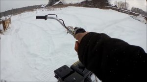 Снегоход высокой проходимости с длинной гусеницей своими руками. Часть 2.