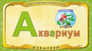 Мультипедия животных  Буква А   Аквариум