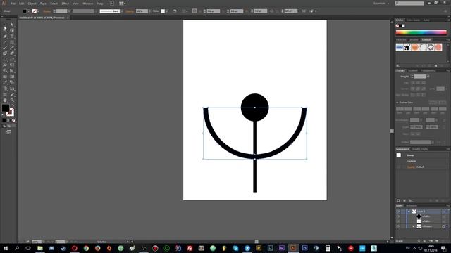 Adobe Illustrator|Как обрезать фигуры смотреть онлайн