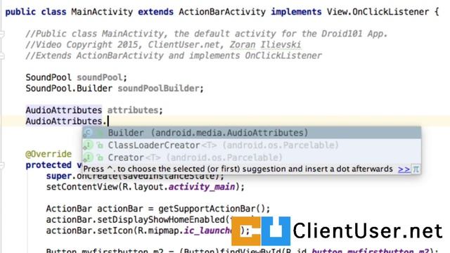 Android Tutorial #22: SoundPool (1/3) ; Playing game sound effects using soundpool смотреть онлайн
