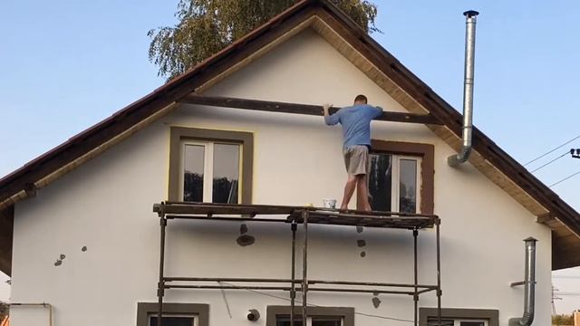Покраска Дома Своими Руками. Откосы Покраска.