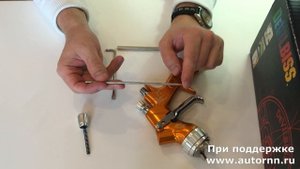 DeVilbiss GTI Pro Lite GOLD обзор и детальный осмотр краскопульта Девилбисс с бачком для авторемонт