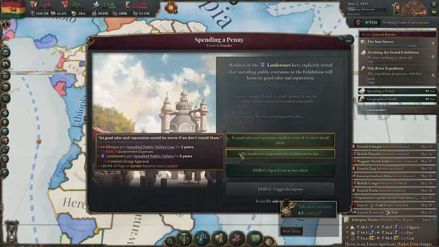 Victoria 3 Ethiopia Console Command Gameplay Pt 10 смотреть онлайн