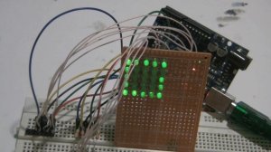 Самодельная светодиодная матрица с Arduino/atmega328p. Тест и обзор.  DIY