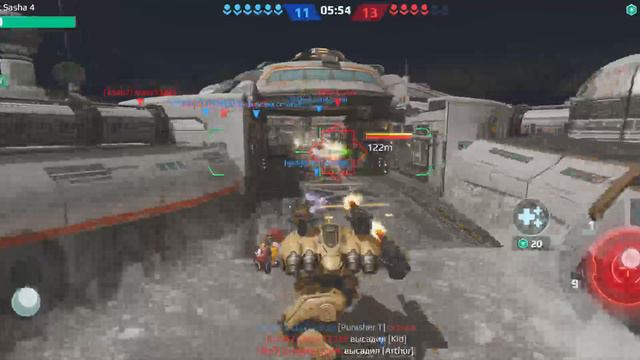 War Robots интересный бой, но очков опыта мало как то #warrobots.mp4