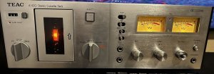 Винтажная стереокассетная дека TEAC A-420 с системой Dolby-ЯПОНИЯ -1976-год