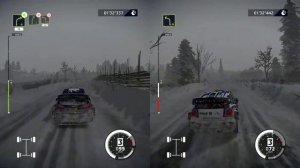 WRC 10 FIA World Rally Championship- Split-screen - 2 players versus Gameplay - Rally Sweden