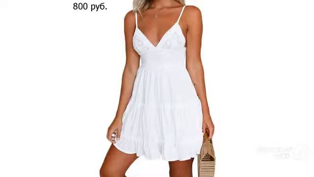 Одежда с AliExpress. Красивое белое мини платье отделка платья кружевом. смотреть онлайн
