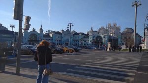 Около Белорусского вокзала в Москве