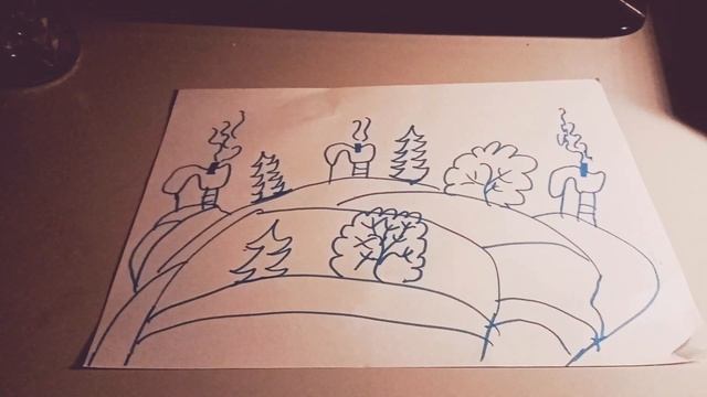 Как нарисовать рисунок на новый год смотреть онлайн