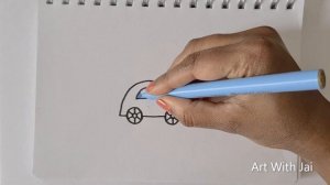 How to Draw car for toddlers | Small Kids | Easy car drawing videos for small Kids and beginners