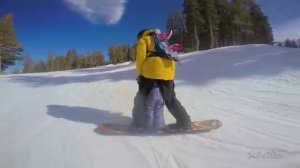 Катание на сноуборде с детьми