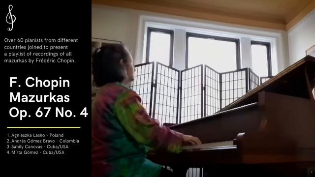 Mirta Gomez   Chopin Mazurka Op  67 No  4 смотреть онлайн