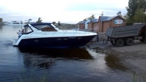 спуск на воду катера