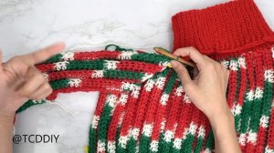 EASY Crochet Oversized Christmas Sweater | Pattern & Tutorial DIY