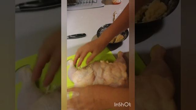 Курица гриль в духовке смотреть онлайн