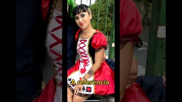 Auto retrato da rainha vermelha ♥️♣️♦️♠️ #art #drawing смотреть онлайн