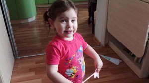 Кира после промывки носа веселая февраль 2020