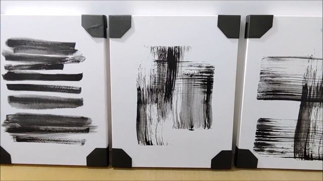Finished Example of Abstract Wall Art Prints | 3 Piece Canvas Prints | mybudgetart.com.au