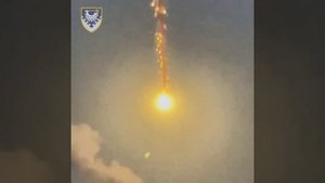 Неудачный пуск С-300 ВСУ с последующей самоликвидацией/Unfortunately launch of AFU S-300 missile