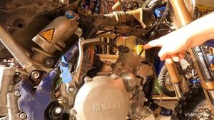 Как поменять поршень на кроссовом мотоцикле 2х тактном yamaha yz65