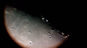 The Moon with my russian telescope  (PART ONE)