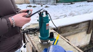 Погружной дренажный насос voltage 750 вт