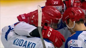 Первая победа молодежной сборной России на Чемпионате мира по хоккею в Канаде