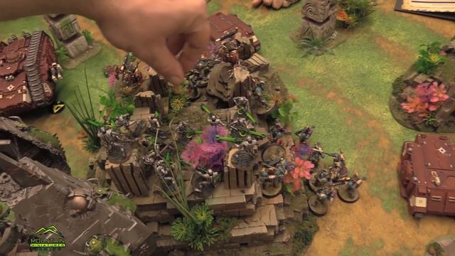 Necrons vs Thousand Sons Warhammer 40k Battle Report Ep 42 смотреть онлайн