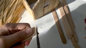 DIY ДЕКОРАТИВНЫЙ ДОМИК из ПАЛОЧЕК // Поделки из палочек для мороженого // DIY летний декор
