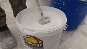 Напыление покрытия для пенопласта. Часть 1