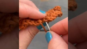 Вяжем резинку для волос #рукоделие #идеи