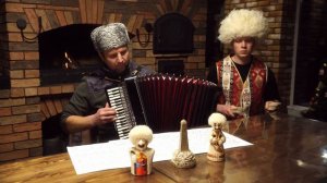 Горский танец (кавказская гармошка и пхачич)