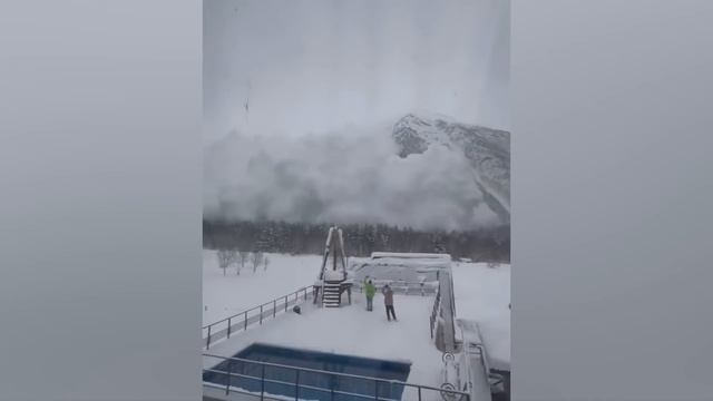 Мощь природы. Лавина - снежный апокалипсис!