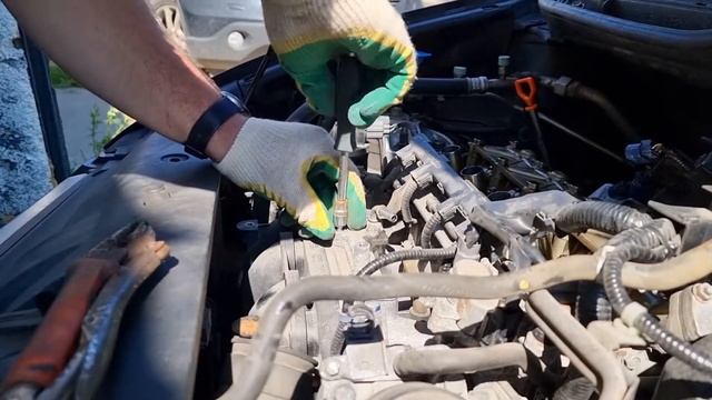 Чистка коллектора,звон клапанов civic hybrid 7-8-9- смотреть онлайн