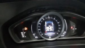 Reset your service indicator Volvo v40 S40 2014 step by step