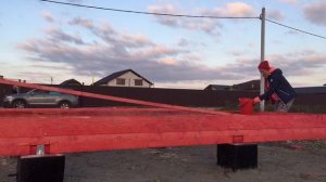 «Хотим и строим». 5. Установка лаг и перемычек под каркасный дом