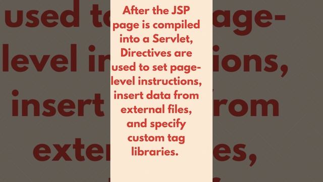 Explain the various directives in JSP in java