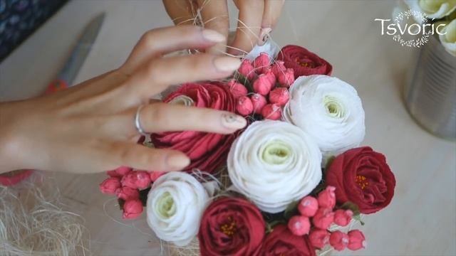 Bouquet from paper / Букет из бумаги на 1 сентября / DIY Tsvoric