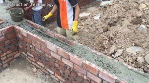 Technology Building Traditional Concrete Beams Foundation - Houses Construction