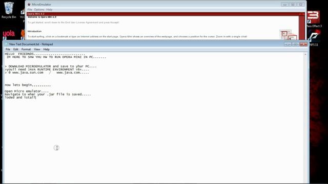 how to run operaMini in PC смотреть онлайн