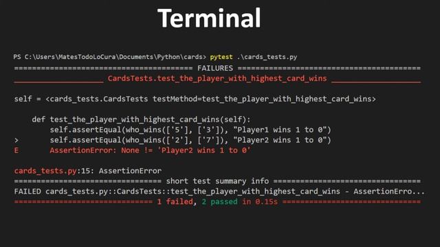 Python - TDD - Kata Juego de Cartas