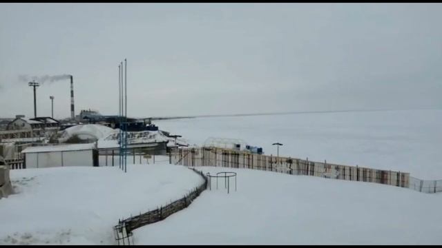 Озеро Большое Яровое зимой (курорт Алтайского края) 01/2021 смотреть онлайн