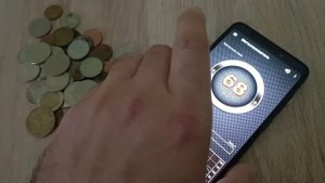 Металлоискатель на телефоне.Поиск монет.Металла