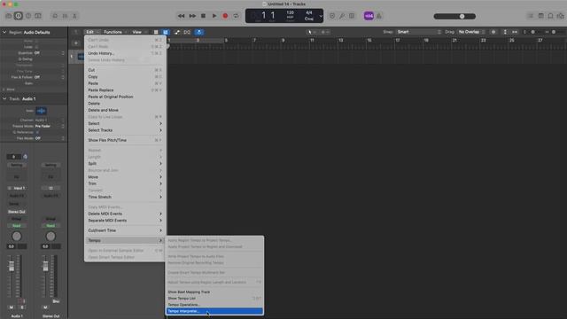 Logic Pro - Manual Tap Tempo and set BPM Literally Tapping a Mac or MIDI Key like in Ableton смотреть онлайн