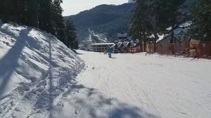 Архыз 08.02.2023 зеленая трасса Восток-1